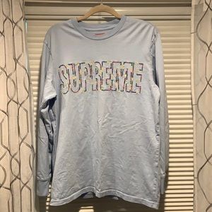 Authentic Supreme long sleeve T-shirt size med unisex